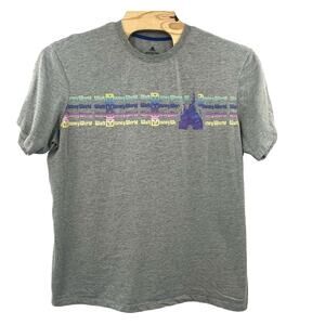 Walt Disney World Cinderella Castle Disney Rainbow Print T-shirt XXL 2XL